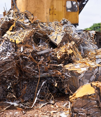 Bundled copper wire scrap bought by Karthiga Traders