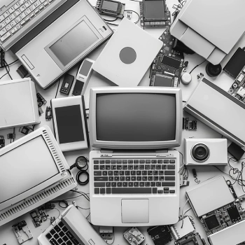 Hard disks removed from old computers to protect business data