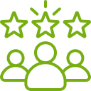 Happy customers icon