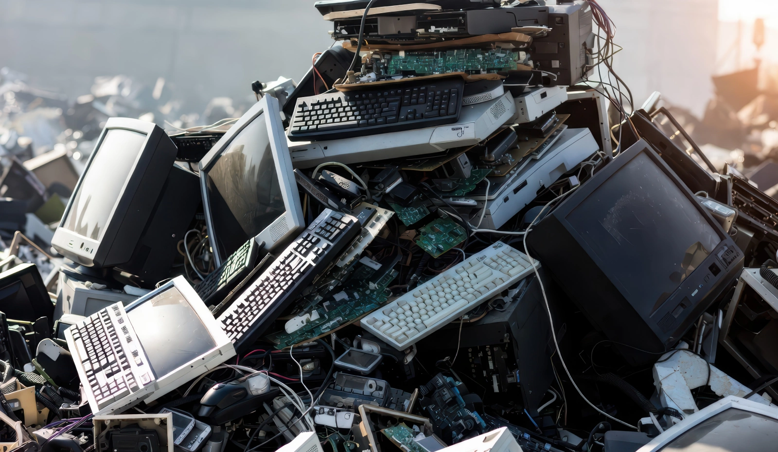 IT equipment cleared during an office dismantling in Chennai