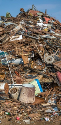 Iron, steel, copper, brass and aluminium metal scrap